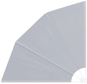 vidaXL Αδιάφανο σκίαστρο μπαλκονιού Γκρι 160 x 160 cm ύφασμα