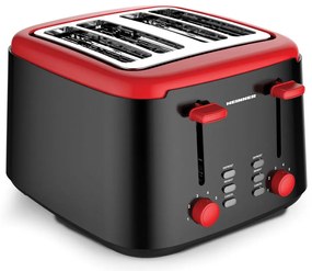Heinner HTP-1450BKR Φρυγανιέρα 4 Θέσεων 1750W, Μαύρη