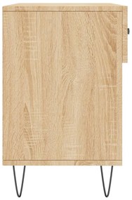 vidaXL Παπουτσοθήκη Sonoma Δρυς 102x35x55 εκ. από Επεξεργασμένο Ξύλο