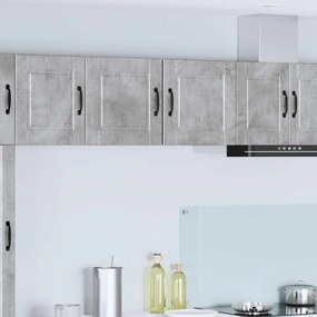 Ντουλάπα Κουζίνας με ράφι 2 pcs Σκυρόδεμα Γκρι 40 x 31 x 40 εκ.