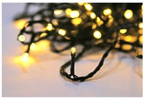 Χριστουγεννιάτικα Λαμπάκια 100 LED Θερμό Λευκό IP44 ΕΠΕΚΤ.ΠΡΟΓΡ+ΣΤΑΘ. 30-100600 Lumen-30-100600-Κίτρινο 30-100600
