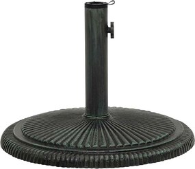 vidaXL Βάση Ομπρέλας Πράσινη 45 x 45 x 30 εκ. από Χυτοσίδηρο
