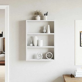 vidaXL Ράφι Τοίχου Λευκό 43x9x60 εκ. από Επεξεργασμένο Ξύλο