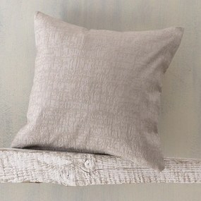 Μαξιλαροθήκη Διακοσμητική Mauricio Beige Ρυθμός 40Χ40 Cotton-Polyester