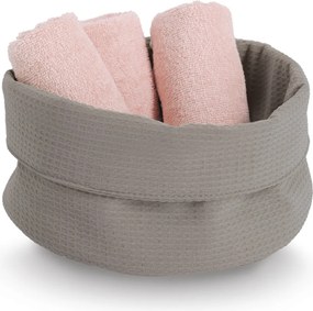 Καλάθια Αποθήκευσης (Φ25x13) Z-L Waffle Taupe 14535