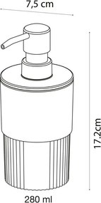 Brave dark green 280 ml δοχείο κρεμοσάπουνου Sealskin