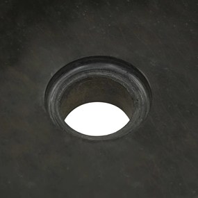 vidaXL Νιπτήρας Μαύρος 30 x 30 x 15 εκ. από Riverstone