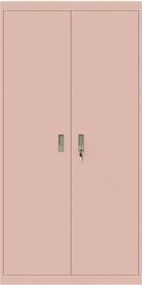 vidaXL Ντουλάπι αποθήκευσης Ροζ 90 x 40 x 180 cm Ατσάλι