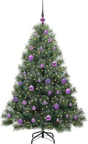 vidaXL Τεχνητό Χριστουγεννιάτικο Δέντρο Πράσινο 150 cm ΠΕ και PVC