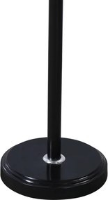 Καλόγερος Serea pakoworld μέταλλο σε μαύρη-φυσική απόχρωση Φ30x175εκ