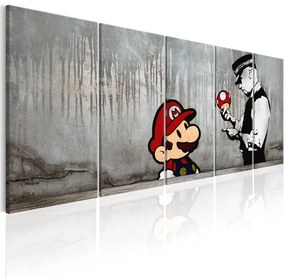 Πίνακας - Mario Bros on Concrete 200x80