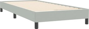 vidaXL Box Spring κρεβάτι χωρίς στρώμα ανοιχτό γκρι 100x220 εκ.