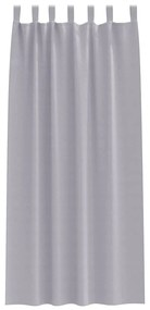 vidaXL Κουρτίνες 2 pcs Μεταλλικό Γκρι 245x140εκ. Πολυεστέρας