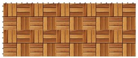 vidaXL Πλακάκια Deck 10 τεμ. 30 x 30 εκ. από Ξύλο Ακακίας