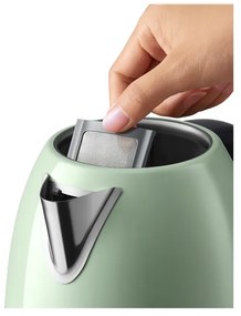 Ηλεκτρικός βραστήρας BUYDEEM K640, 2400W, 1.7 l, προστασία ξηρού βρασμού, χωρίς BPA, LED, ανοιχτό πράσινο
