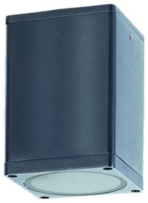 Φωτιστικό Οροφής - Σποτ LG2402E27G 12x17cm 1xE27 35W IP65 Dark Grey Aca Aluminium, Glass