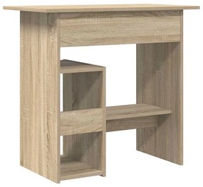 vidaXL Γραφείο Χρώμα Sonoma Δρυς 80 x 45 x 74 εκ. από Επεξ. Ξύλο