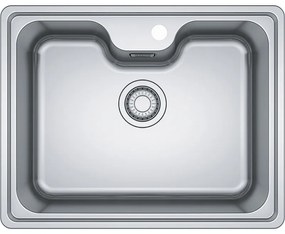 Franke Smartline Bell BCX 610-61 Νεροχύτης Λείος Inox 60 cm