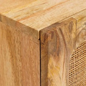 vidaXL Κομοδίνο Φυσικό 40 x 33 x 46 εκ.