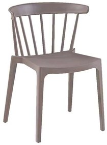 Καρέκλα WEST PP-UV Sand Beige 53x53x75cm (Σετ 4 ΤΕΜ)