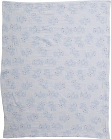Κουβέρτα Πικέ Αγκαλιάς (75x100) + Λούτρινο Nef-Nef Homeware Teddy L.Blue