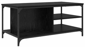 vidaXL Τραπεζάκι σαλονιού Μαύρη Οξυά 100 x 50 x 45 cm