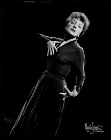 Φωτογραφία Edith Piaf  1955 on American tour, Seymour, Maurice