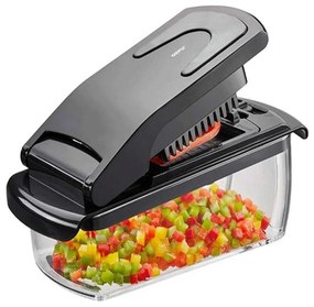 Κόπτης Με Δοχείο Treppo 89471 26,8x11,2x12,1cm 1Lt Black-Clear Gefu Plastic