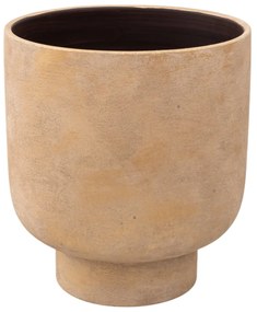 Κασπώ Κεραμικό Μπεζ-Χρυσό 33,5x37,5εκ. Zen Collection 25.24.51690