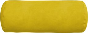 vidaXL Μαξιλάρια Στήριγμα 2 pcs Κίτρινο Ø 15 x 40 εκ