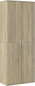 vidaXL Ντουλάπι Sonoma Δρυς 70x35x180 εκ. από Επεξεργασμένο Ξύλο