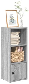 vidaXL Βιβλιοθήκη Γκρι Sonoma 31x24x77 εκ. από Επεξεργ. Ξύλο