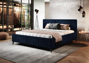 Επενδυμένο κρεβάτι Margo-160 x 200-Mple