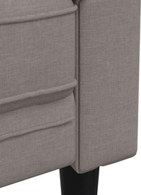 vidaXL Σετ Καναπέ 2 Τεμαχίων Taupe Υφασμάτινο