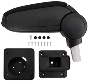 vidaXL Τεμπέλης Αυτοκινήτου Μαύρος 13 x 31,5 x (29-51) εκ. από ABS