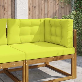 vidaXL Μαξιλάρι Καναπέ Εξωτερικού Χώρου 3 pcs Πράσινο Πολυεστέρας