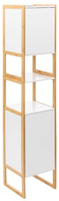 Στήλη Μπάνιου Με Ντουλάπια (33x33x170) F-V Natureo White 174890A