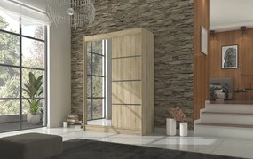 Ντουλάπα Ribeiro 150 συρόμενη-Drus anoixto