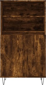 vidaXL Ντουλάπι Καπνιστή δρυς 60 x 36 x 110 εκ. από Επεξεργασμένο Ξύλο
