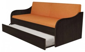 SB-00427 Κρεβάτι-καναπές "SILKY" με συρόμενο κρεβάτι σε χρώμα βέγγε 80x190
   , 1 Τεμάχιο