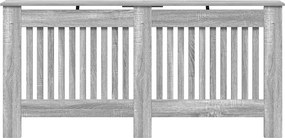 vidaXL Καπάκι Καλοριφέρ Γκρι Sonoma 172 x 19 x 81,5 cm