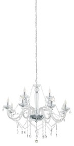 Φωτιστικό Οροφής Basilano 1 39102 Clear Eglo Metal, Glass