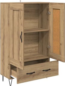 vidaXL Highboard Artisan Oak 69,5 x 31 x 115 εκ. Επεξεργασμένο ξύλο