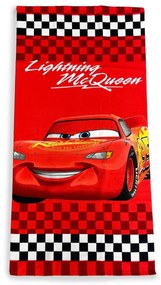 Πετσέτα Θαλάσσης Παιδική Microfiber 70x140εκ. Cars 21 Red Disney DimCol