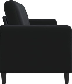 vidaXL Καναπές με Αποθήκευση Μαύρο 172 x 78 x 87 εκ Πολυεστέρας
