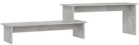 vidaXL Έπιπλο Τηλεόρασης Γκρι Σκυροδέματος 180x30x43 εκ. Μοριοσανίδα