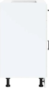 vidaXL ντουλάπι βάσης κουζίνας Lucca Λευκό κατασκευασμένο ξύλο