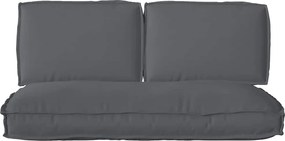 vidaXL Σετ μαξιλαριών 3 pcs Ανθρακί Ύφασμα Όξφορντ