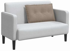 vidaXL Μαξιλάρι Πλάτης Taupe 80 x 50 cm Ύφασμα Μικροΐνας