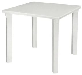 NETTUNO Τραπέζι Dining Κήπου- Βεράντας, PP Άσπρο  80x80x72cm [-Άσπρο-] [-PP - PC - ABS-] Ε367,8